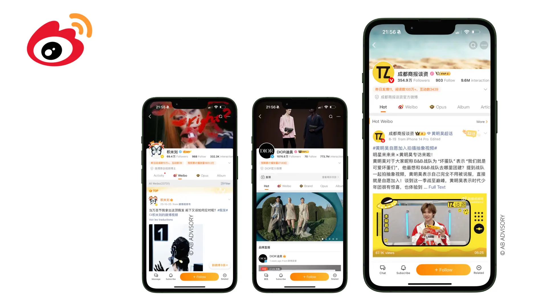 weibo red v account